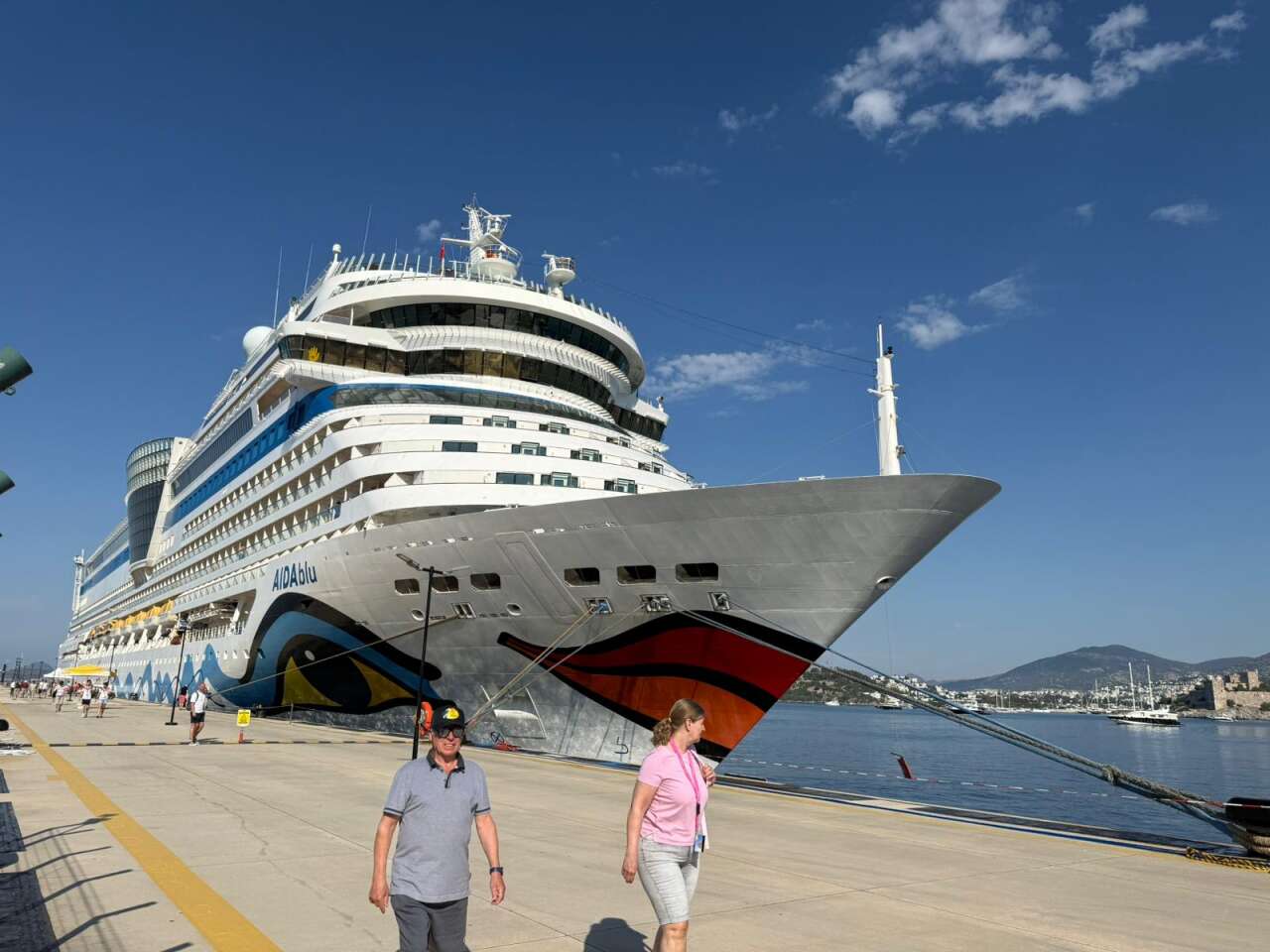 Bodrum'da Kruvaziyerle Turist Yağdı: 15 Günde 10 Binden Fazla Yolcu Geldi 3